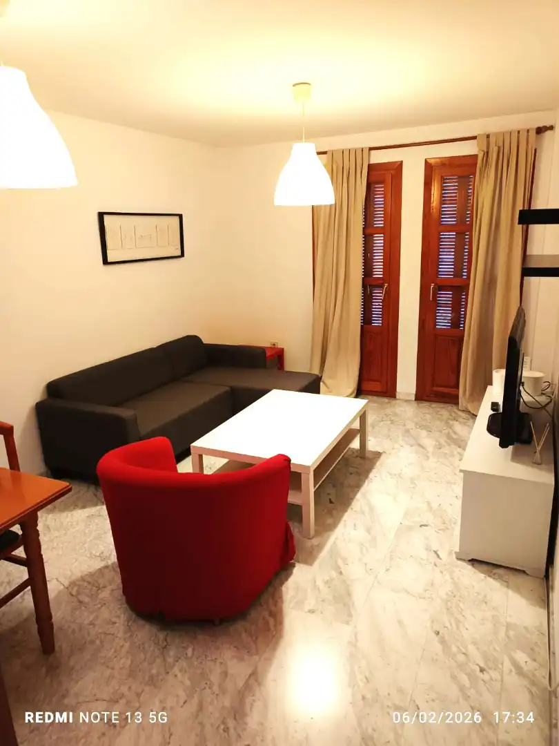 Living room of Apartments for rent in Granada  with Heating, Furnished and Washing machine