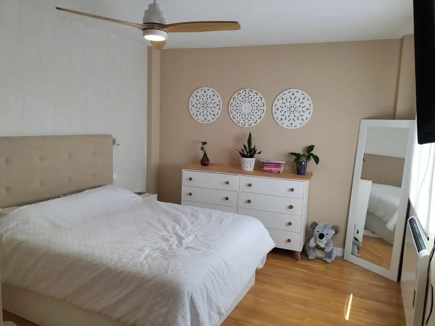 Bedroom of Flat for sale in Palencia  with Heating, Parquet flooring and Terrace