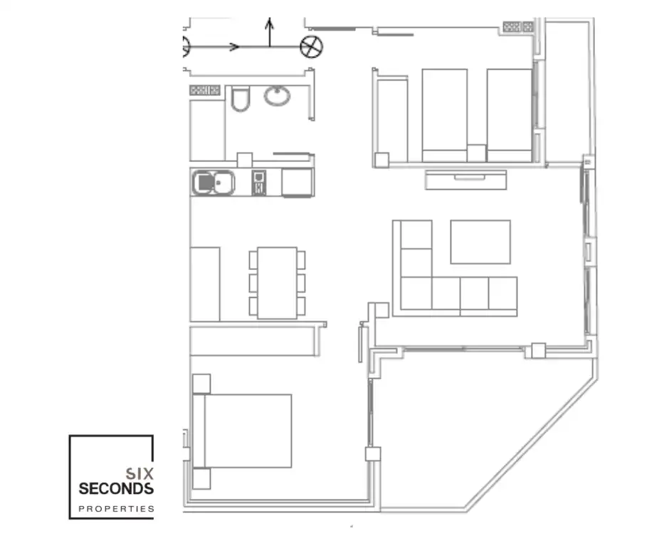 Apartamento en venta en Pueblo