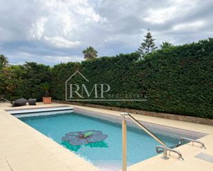 Swimming pool of House or chalet for sale in Lloret de Mar  with Air Conditioner, Terrace and Swimming Pool