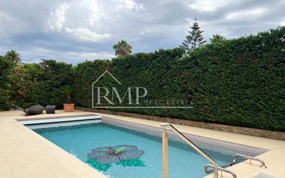 Swimming pool of House or chalet for sale in Lloret de Mar  with Air Conditioner, Terrace and Swimming Pool