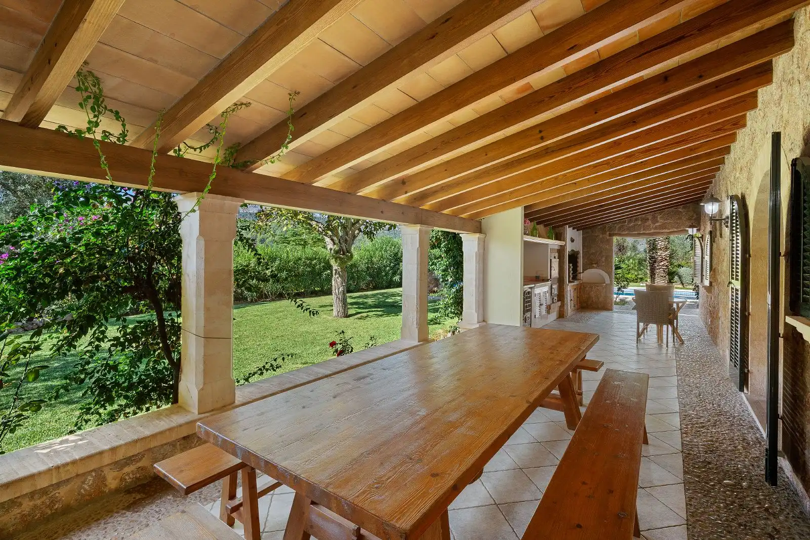Garden of Country homes for sale in Pollença  with Air Conditioner, Heating and Private garden