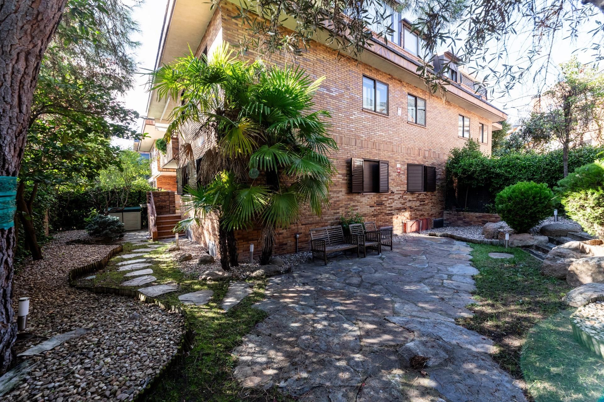 Jardí de Planta baixa de lloguer en Las Rozas de Madrid amb Calefacció, Jardí privat i Terrassa