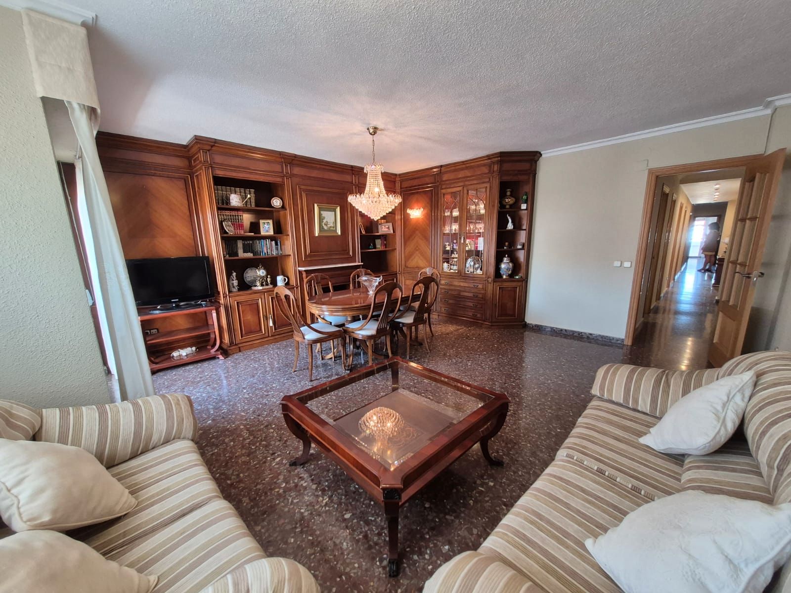Living room of Flat for sale in  Valencia Capital  with Balcony