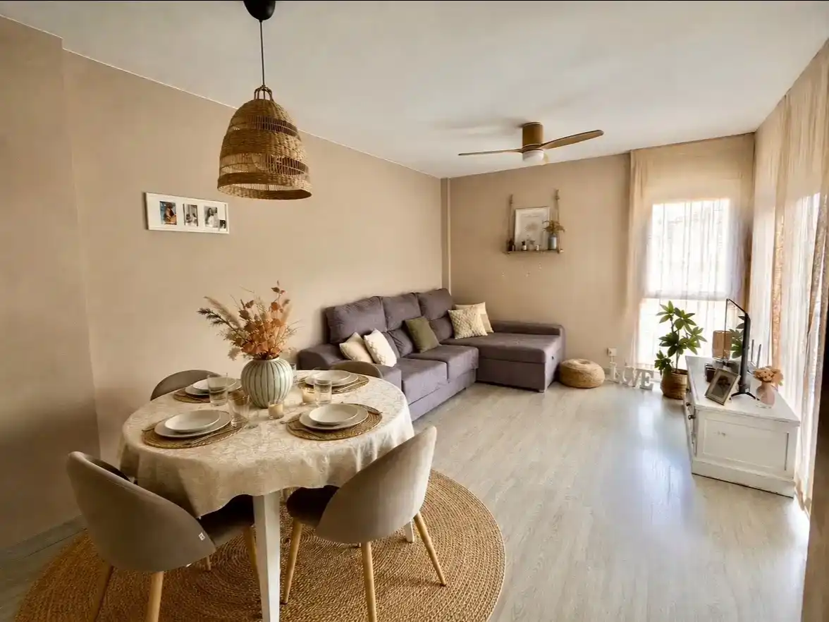 Sala d'estar de Pis en venda en L'Ametlla de Mar  amb Aire condicionat i Piscina