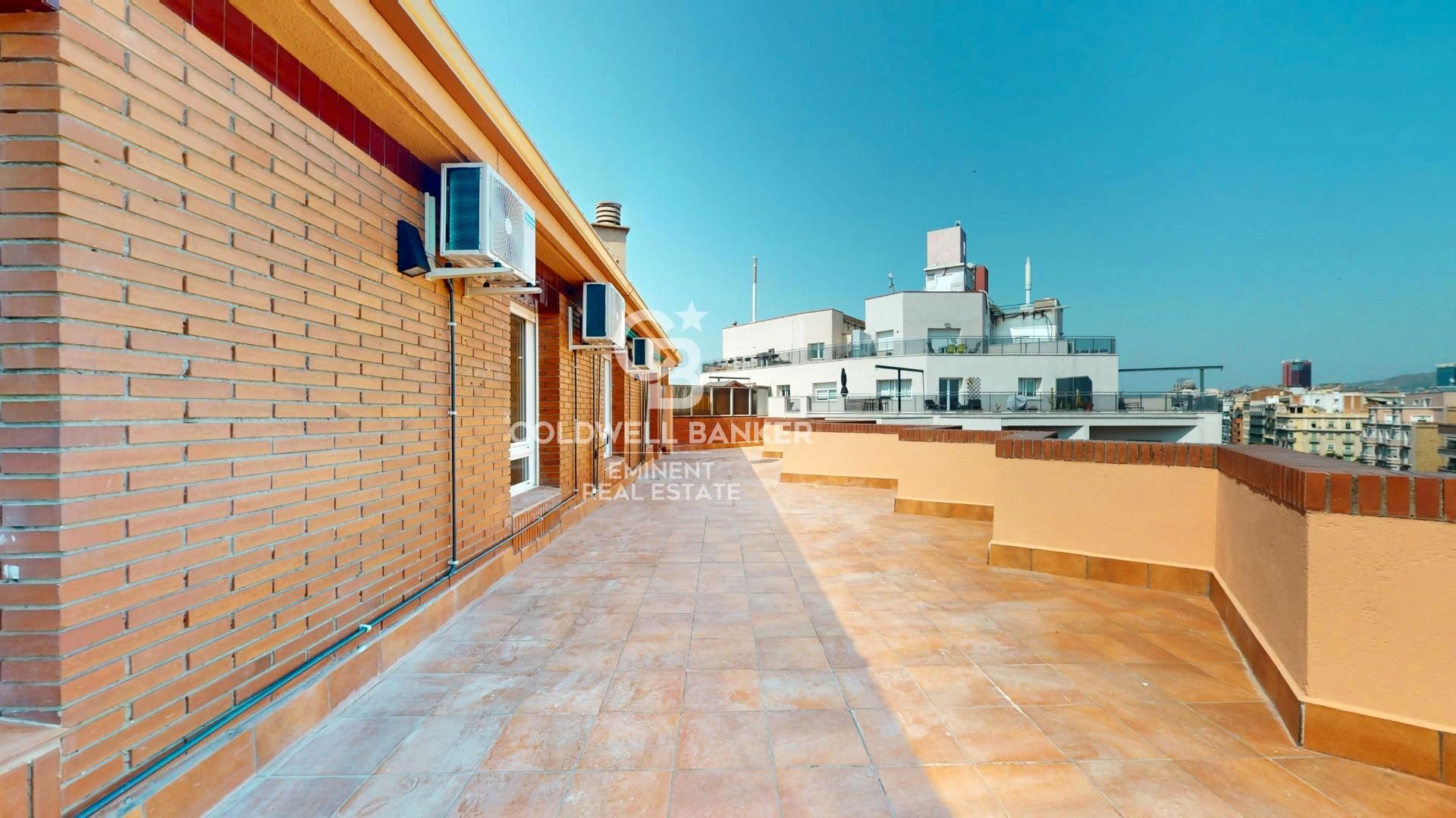 Terrace of Attic for sale in  Barcelona Capital  with Air Conditioner, Parquet flooring and Terrace