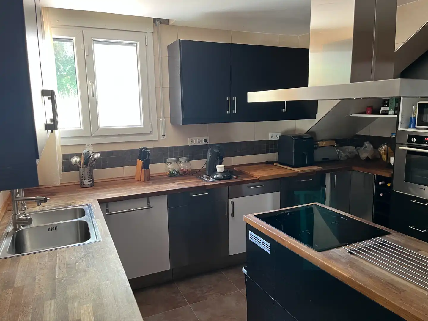 Cuina de Casa o xalet en venda en Moià amb Calefacció, Jardí privat i Terrassa
