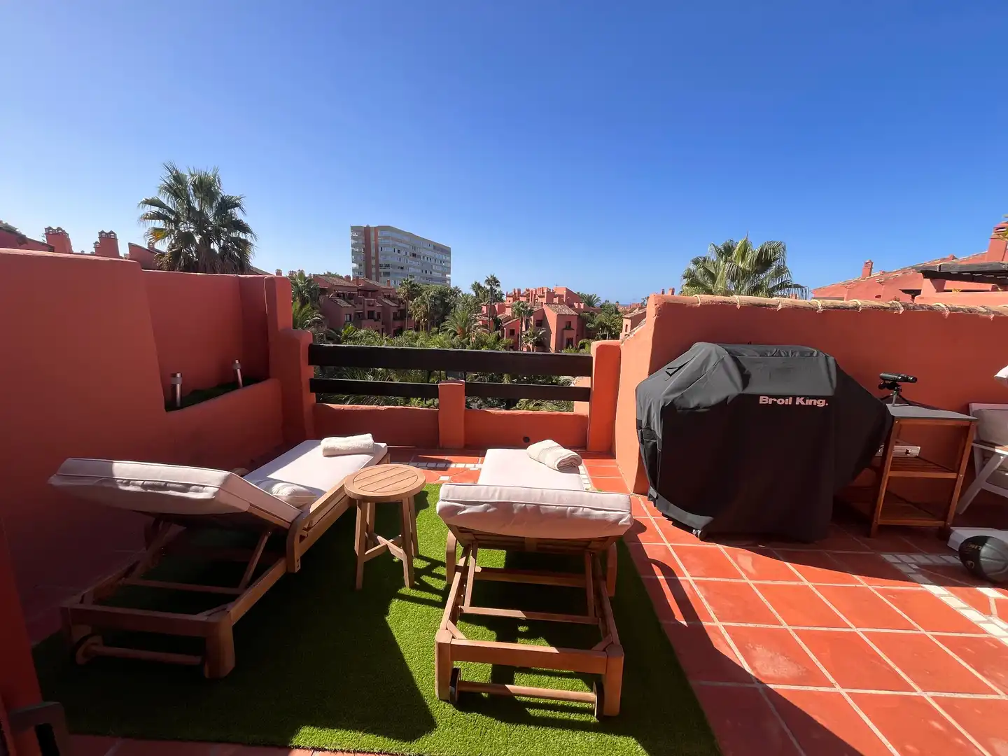 Terrace of Attic for rent in Marbella  with Air Conditioner, Heating and Terrace