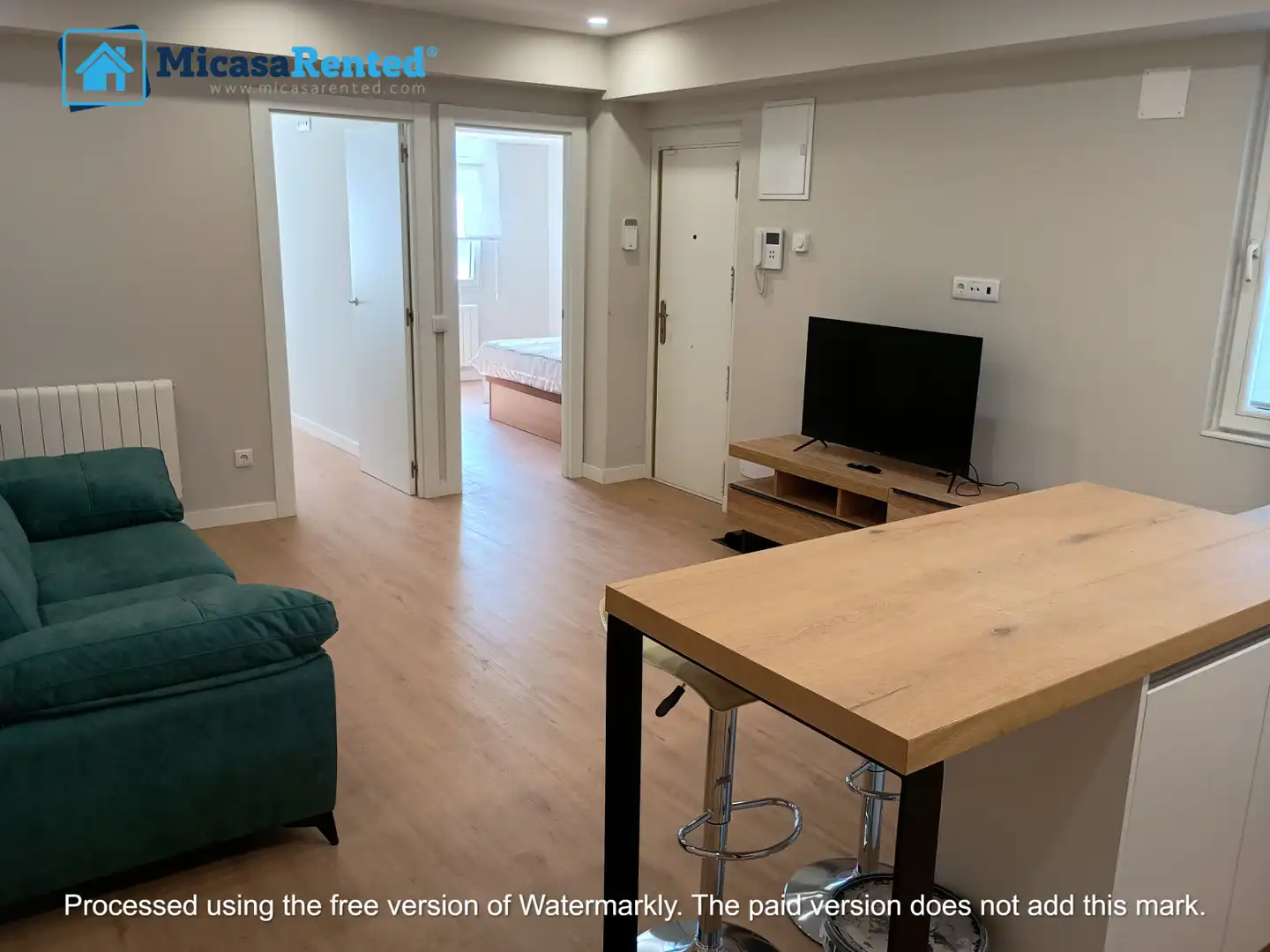 Wohnzimmer von Wohnung zur Miete in Santander mit Heizung, Möbliert und Ofen