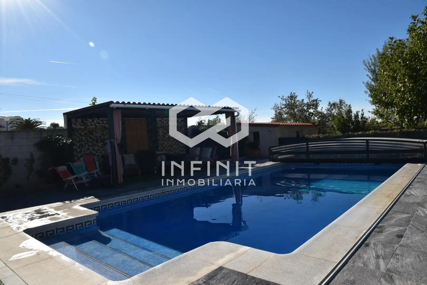 Swimming pool of Houses for sale in Ribatejada, Madrid