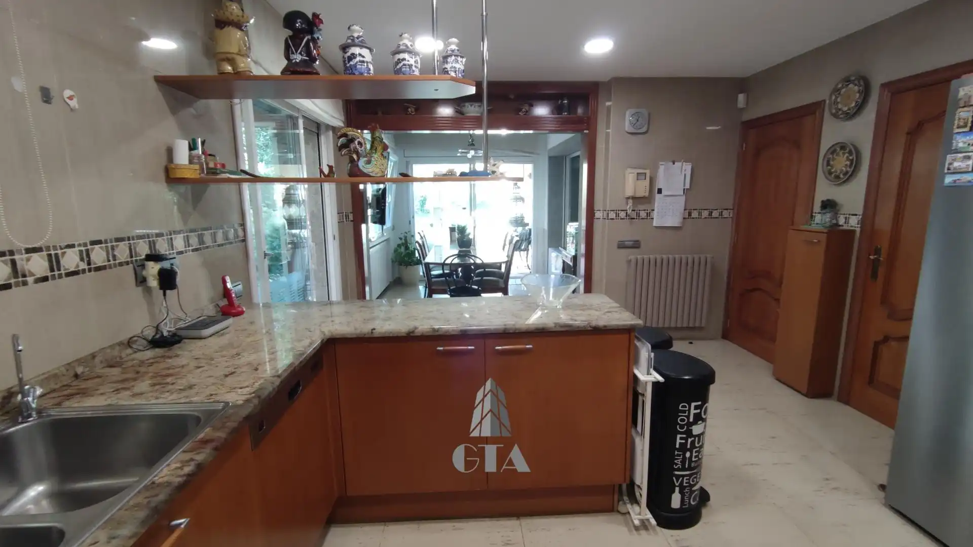 Kitchen of Houses for sale in Sant Cugat del Vallès  with Heating, Private garden and Terrace