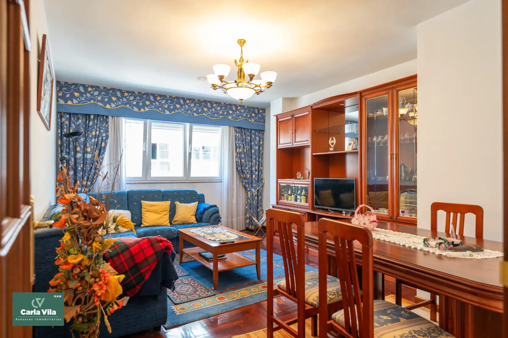 Living room of Apartments for sale in Lugo  with Heating, Parquet flooring and Storage room