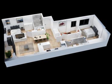 Piso de obra nueva con balcón en venta en Carrer de Cervantes