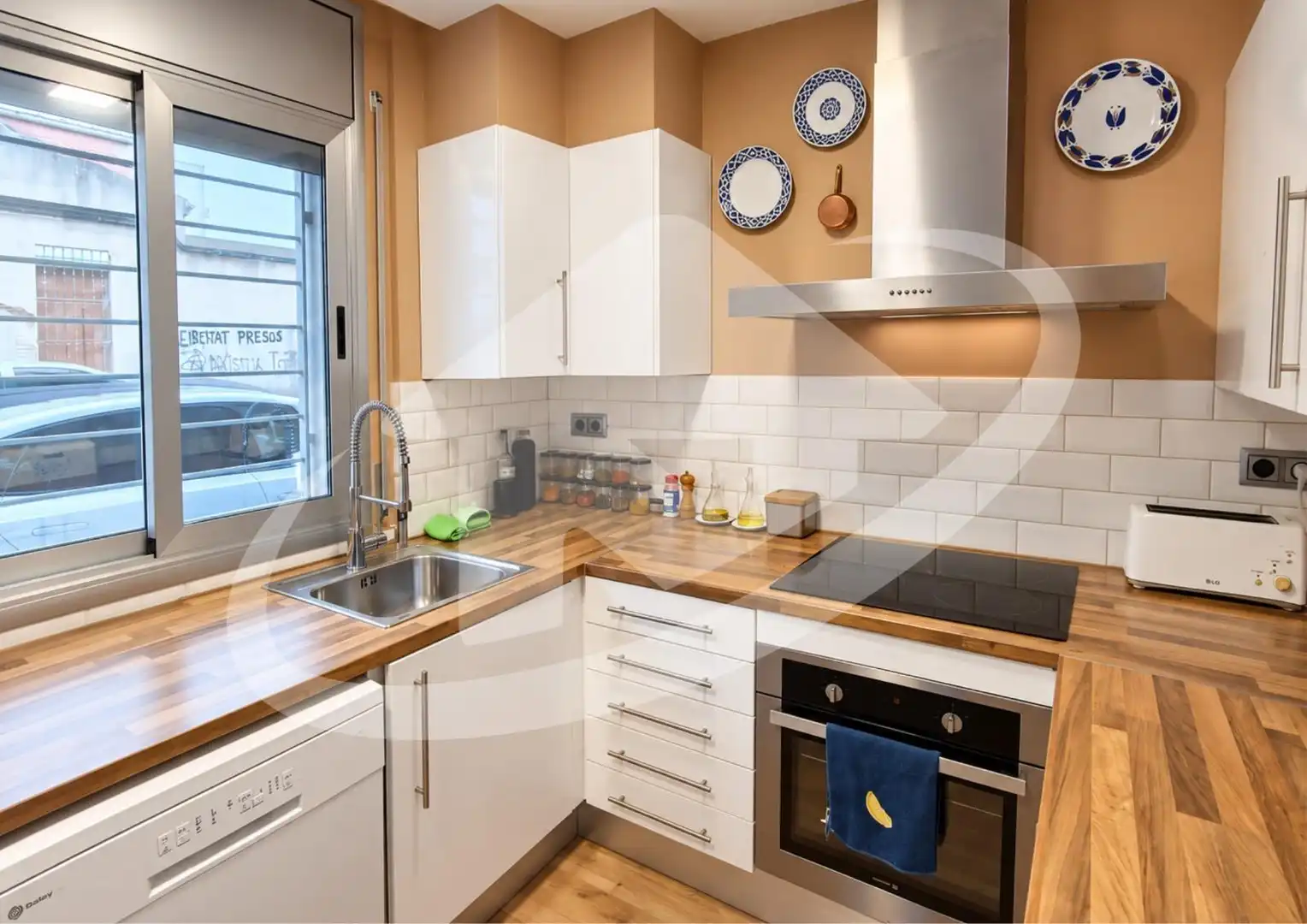 Kitchen of Flat for sale in Sabadell  with Parquet flooring