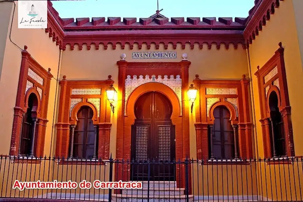 Vista exterior de Casa o xalet en venda en Carratraca amb Aire condicionat, Jardí privat i Terrassa