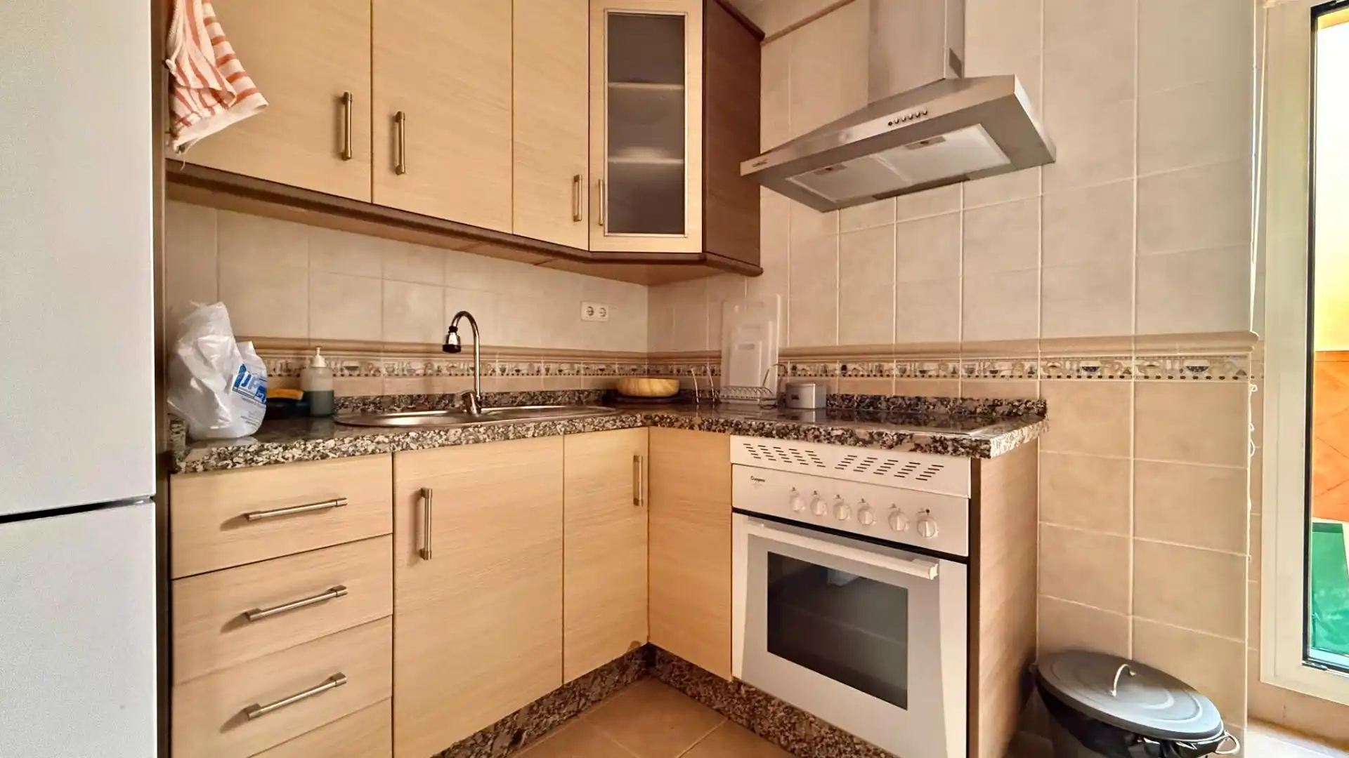 Küche von Wohnung zum Verkauf in Mijas mit Klimaanlage, Terrasse und Möbliert