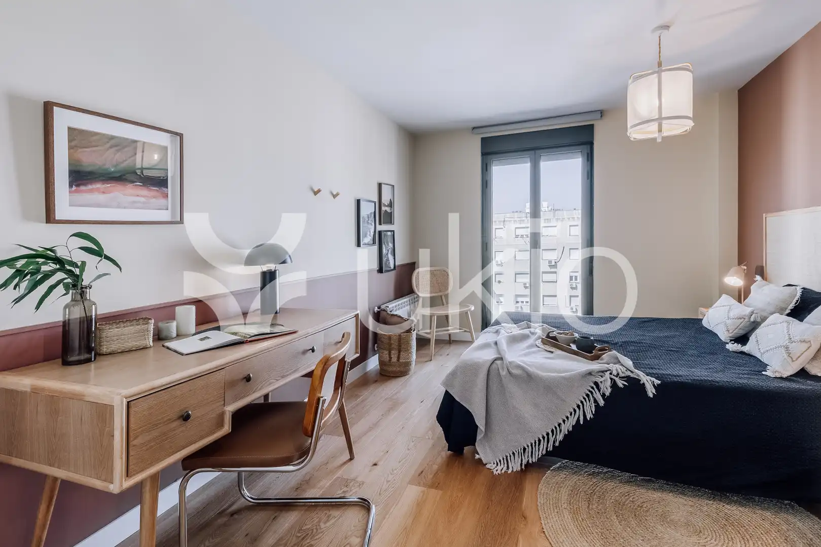Bedroom of Flat for rent in Madrid  with Air Conditioner, Terrace and Furnished