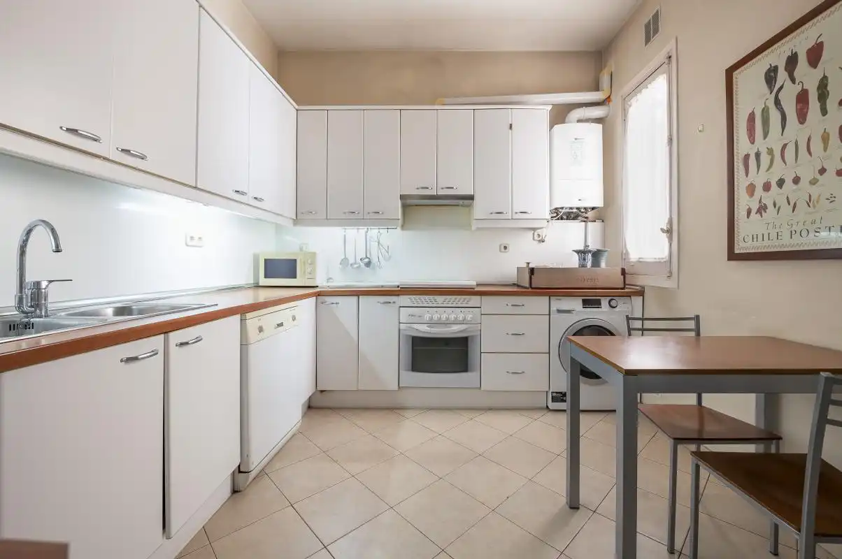Kitchen of Flat for sale in Madrid  with Air Conditioner, Heating and Terrace