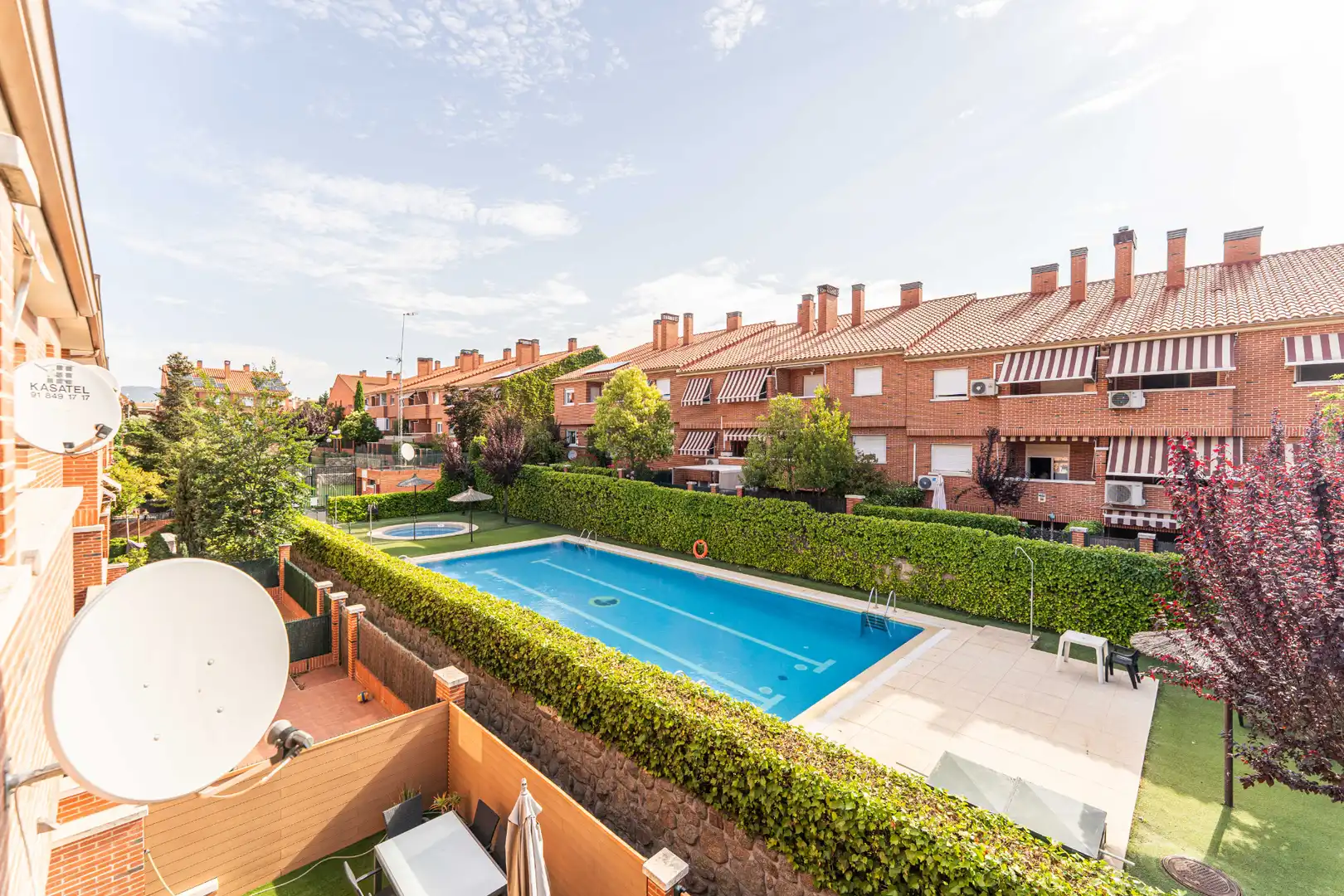Jardín de Casa adosada en venta en Las Rozas de Madrid con Calefacción, Jardín privado y Parquet