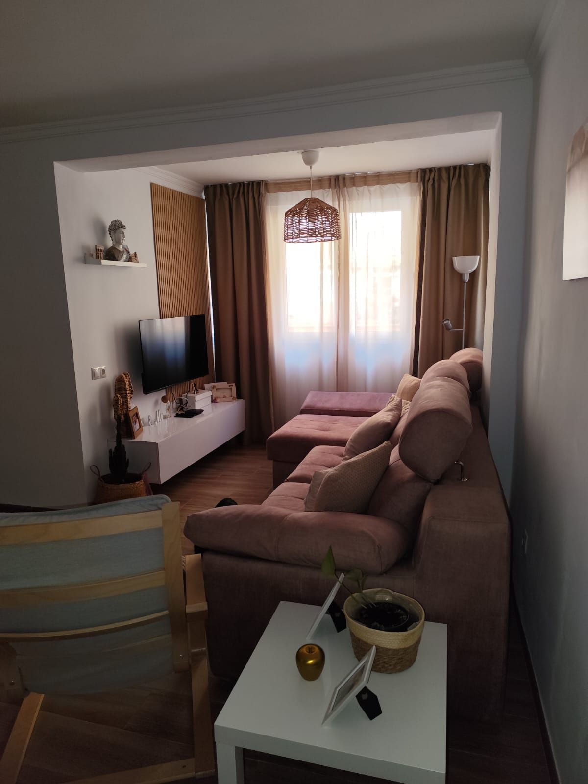 Sala d'estar de Pis en venda en Málaga Capital amb Calefacció