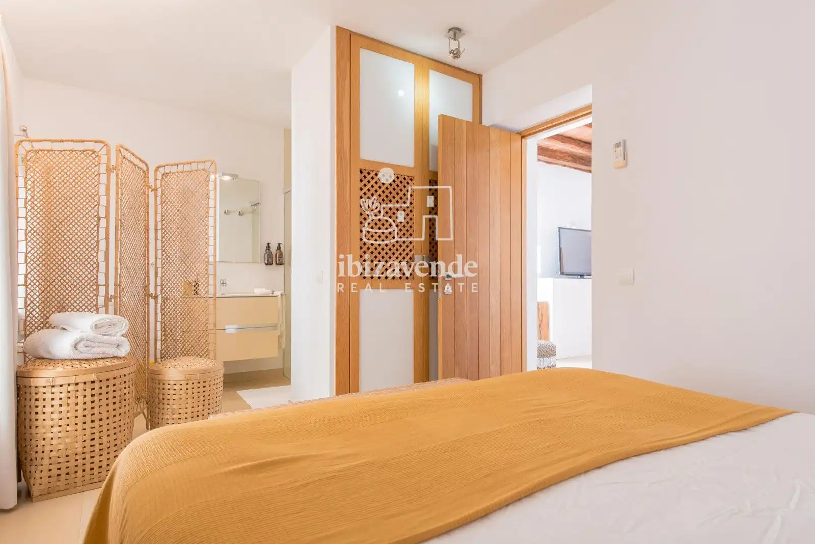 Habitación de Casa o chalet de alquiler en Santa Eulària des Riu con Aire acondicionado, Calefacción y Terraza