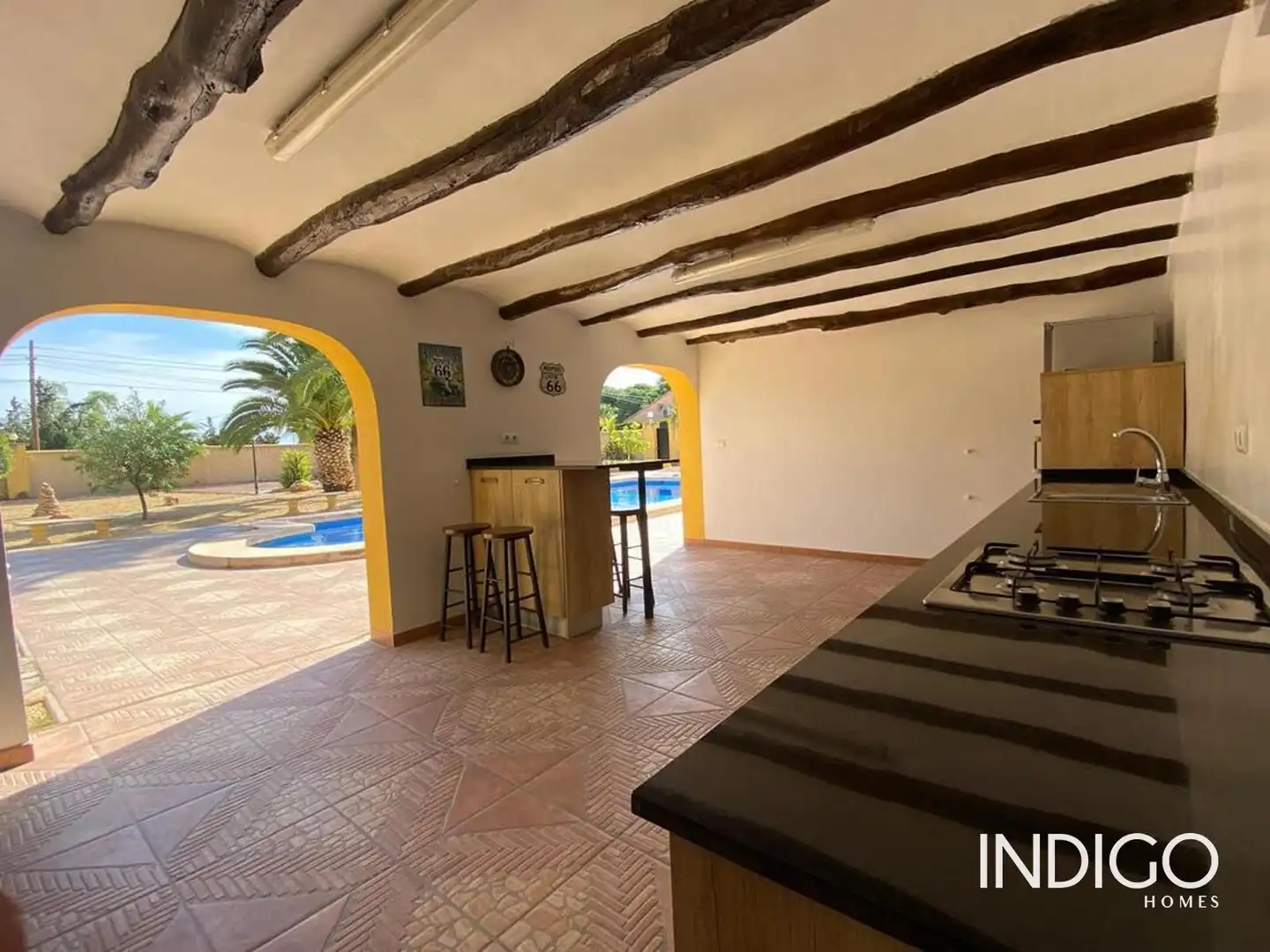 Cocina de Casa o chalet en venta en Mutxamel con Aire acondicionado, Calefacción y Terraza