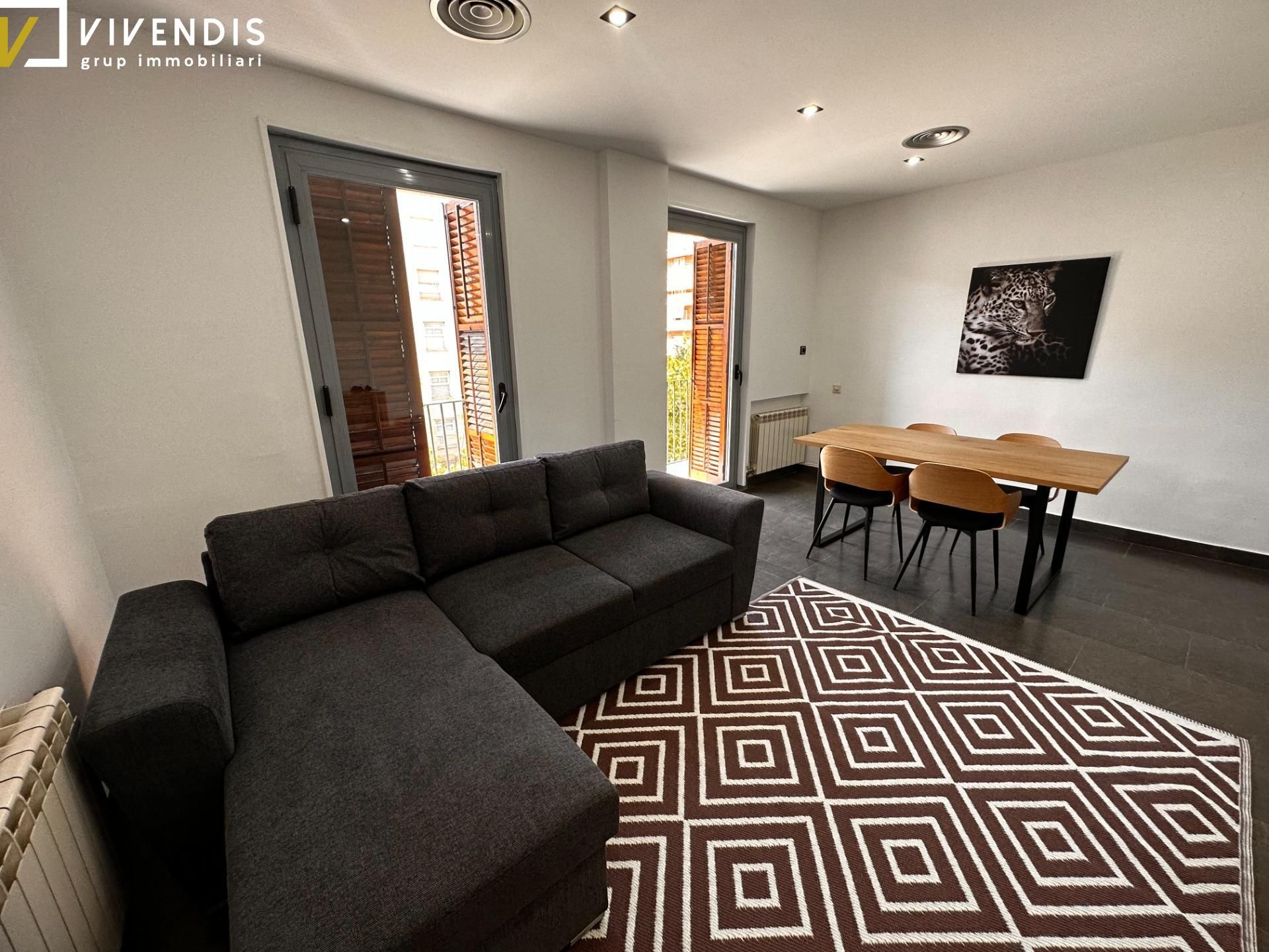 Sala d'estar de Pis de lloguer en  Lleida Capital amb Aire condicionat, Calefacció i Balcó
