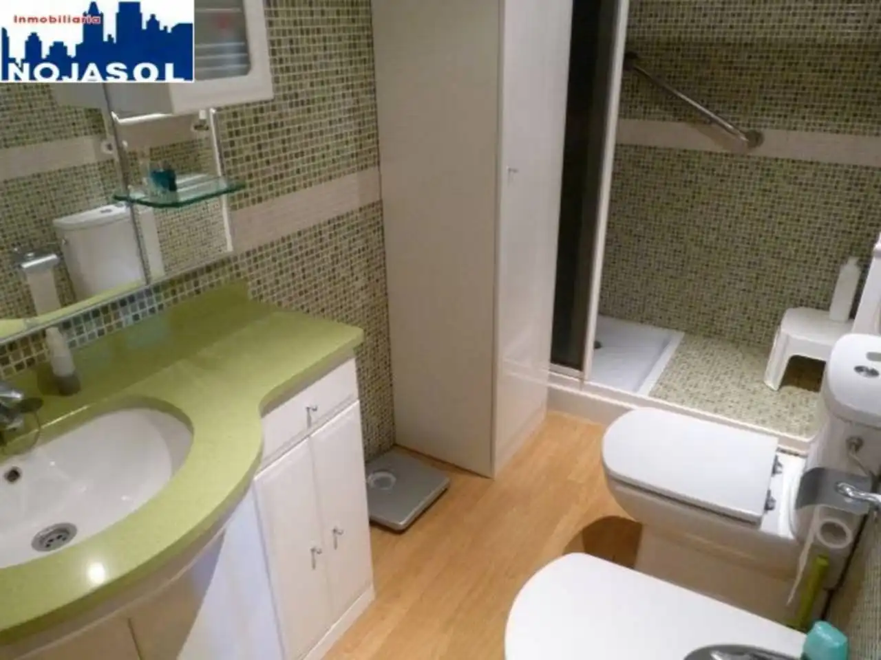 Bathroom of Flat for rent in Noja  with Heating, Terrace and Furnished