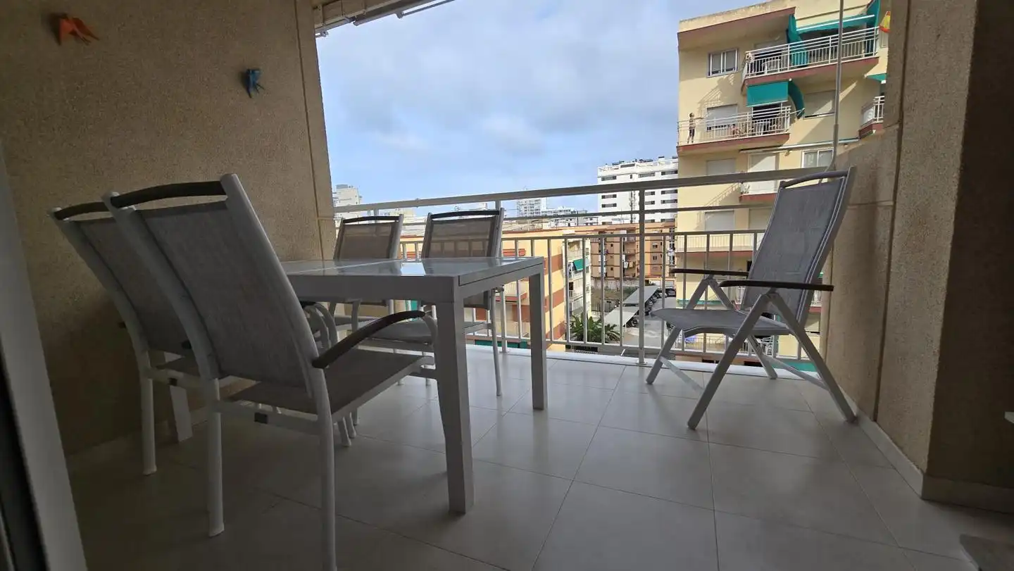 Terraza de Apartamento de alquiler en Gandia con Terraza, Amueblado y Piscina comunitaria