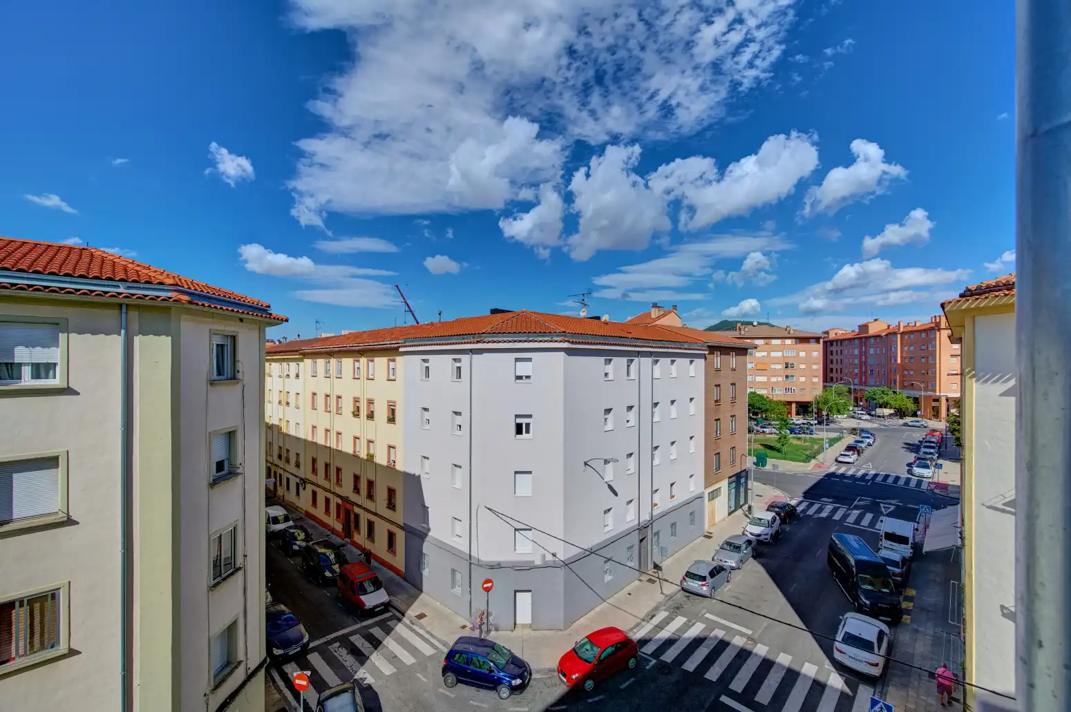 Exterior view of Flat for sale in Burlada / Burlata  with Heating and Parquet flooring