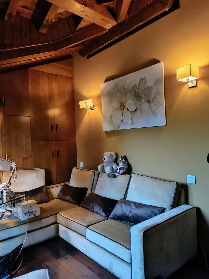 Sala d'estar de Casa o xalet en venda en Molledo amb Calefacció, Jardí privat i Traster