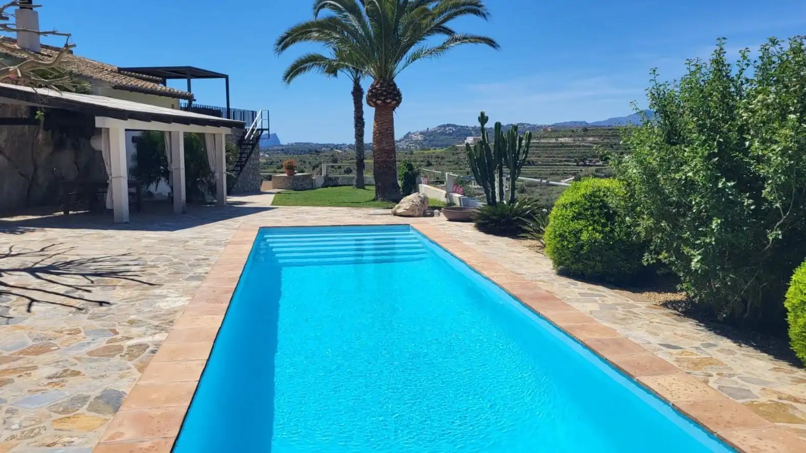Piscina de Casa o chalet en venta en Benitachell / El Poble Nou de Benitatxell con Aire acondicionado, Calefacción y Jardín privado