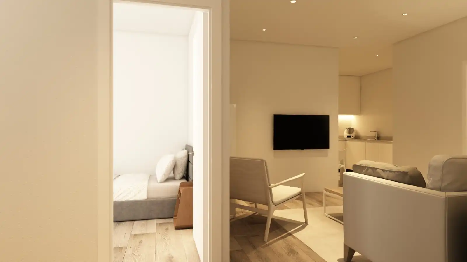 Bedroom of Flat for sale in Terrassa  with Air Conditioner, Oven and Microwave