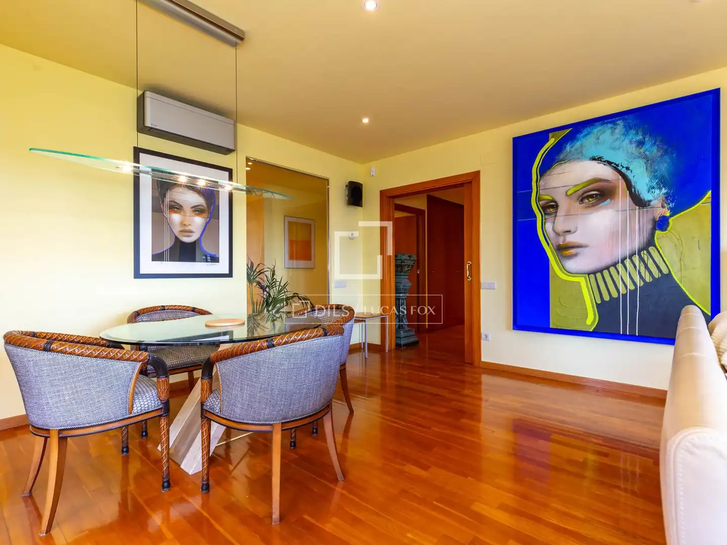 Dining room of Flat for sale in Esplugues de Llobregat  with Air Conditioner, Heating and Private garden