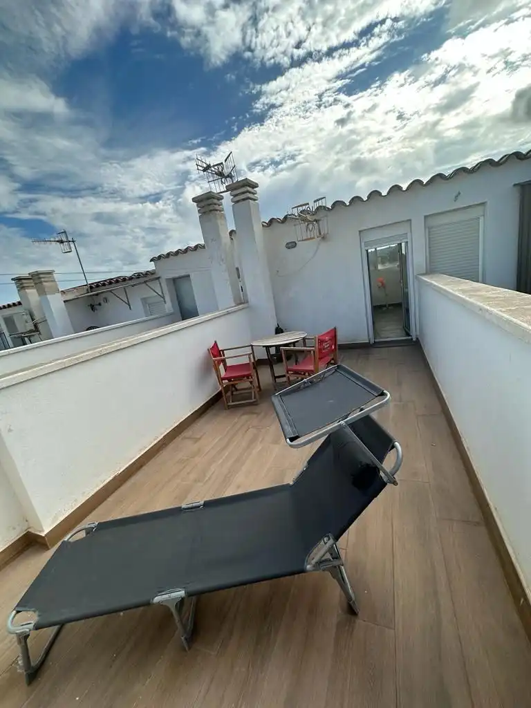 Terrassa de Casa adosada en venda en Alcanar amb Terrassa, Traster i Moblat