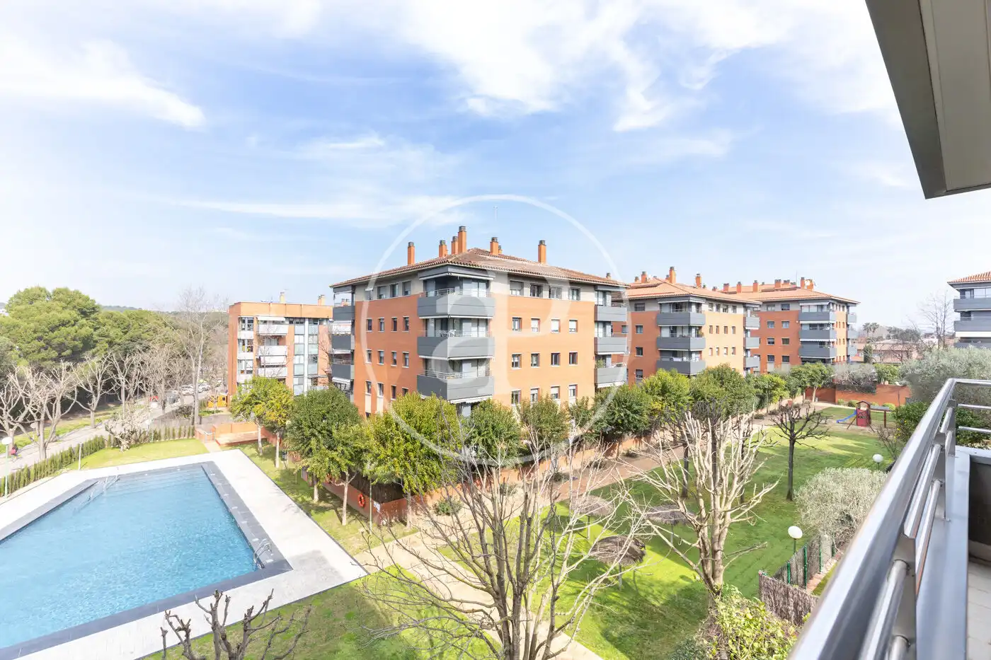 Exterior view of Flat for sale in Sant Cugat del Vallès  with Air Conditioner, Heating and Terrace