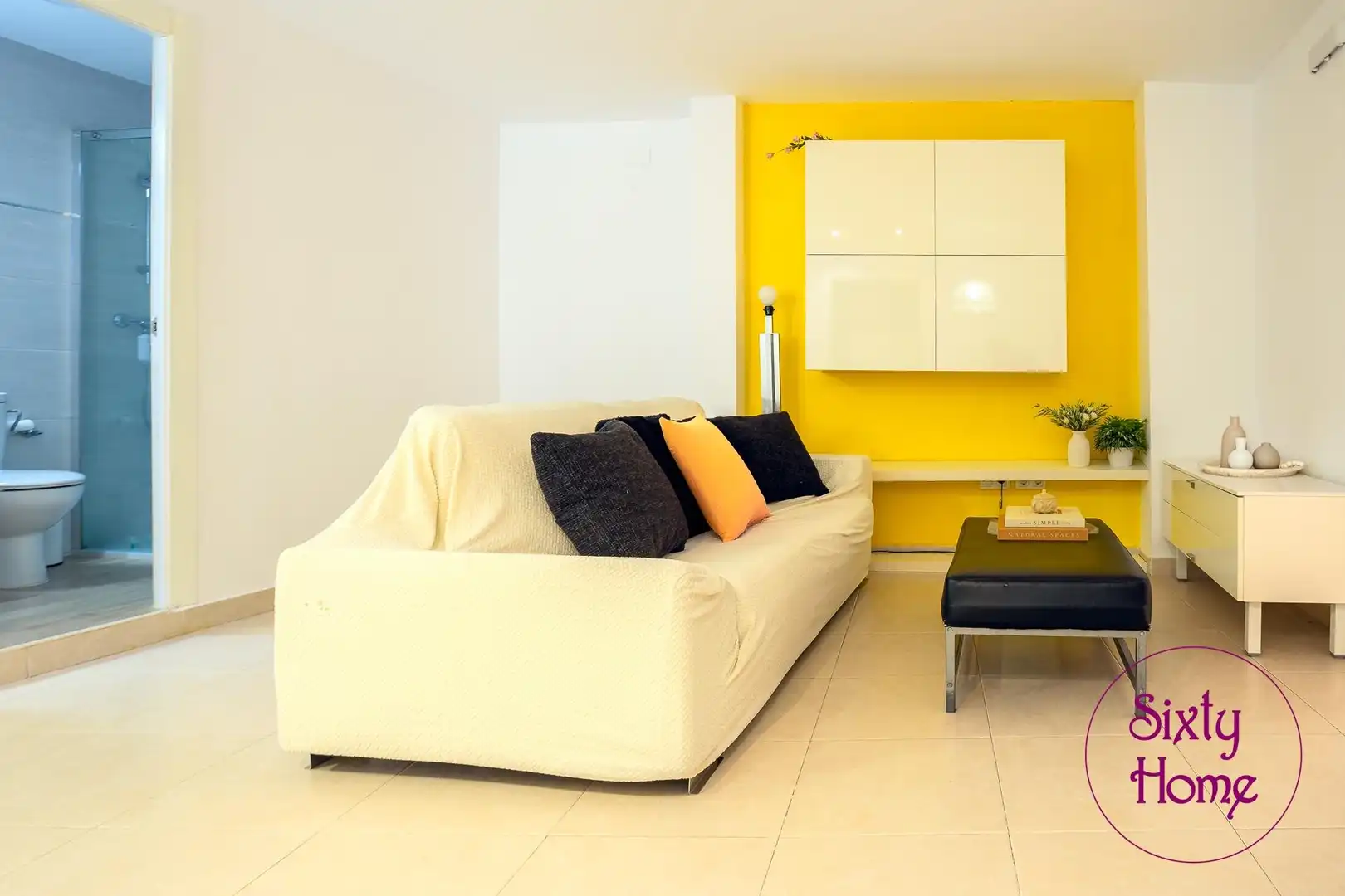 Sala de estar de Piso en venta en Zaragoza con Calefacción, Amueblado y Balcón