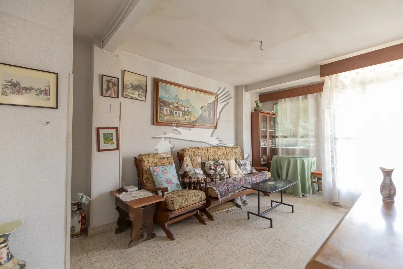 Sala de estar de Piso en venta en Alcalá de Henares con Calefacción y Terraza