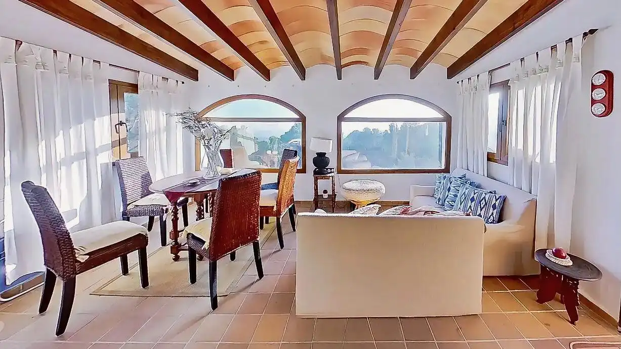 Living room of Country homes for sale in Puigpunyent  with Heating, Private garden and Terrace