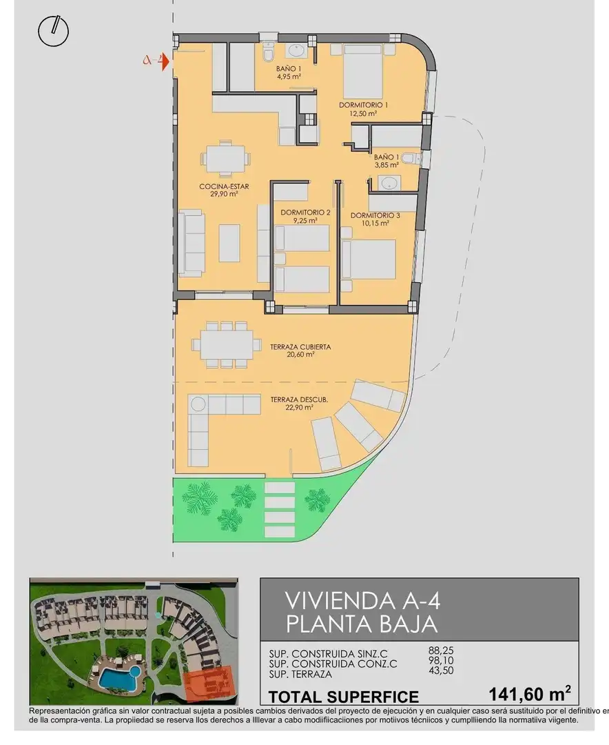 Appartamento con piscina in vendita a Las Lomas de Rame - Bahía Bella, imagen 20