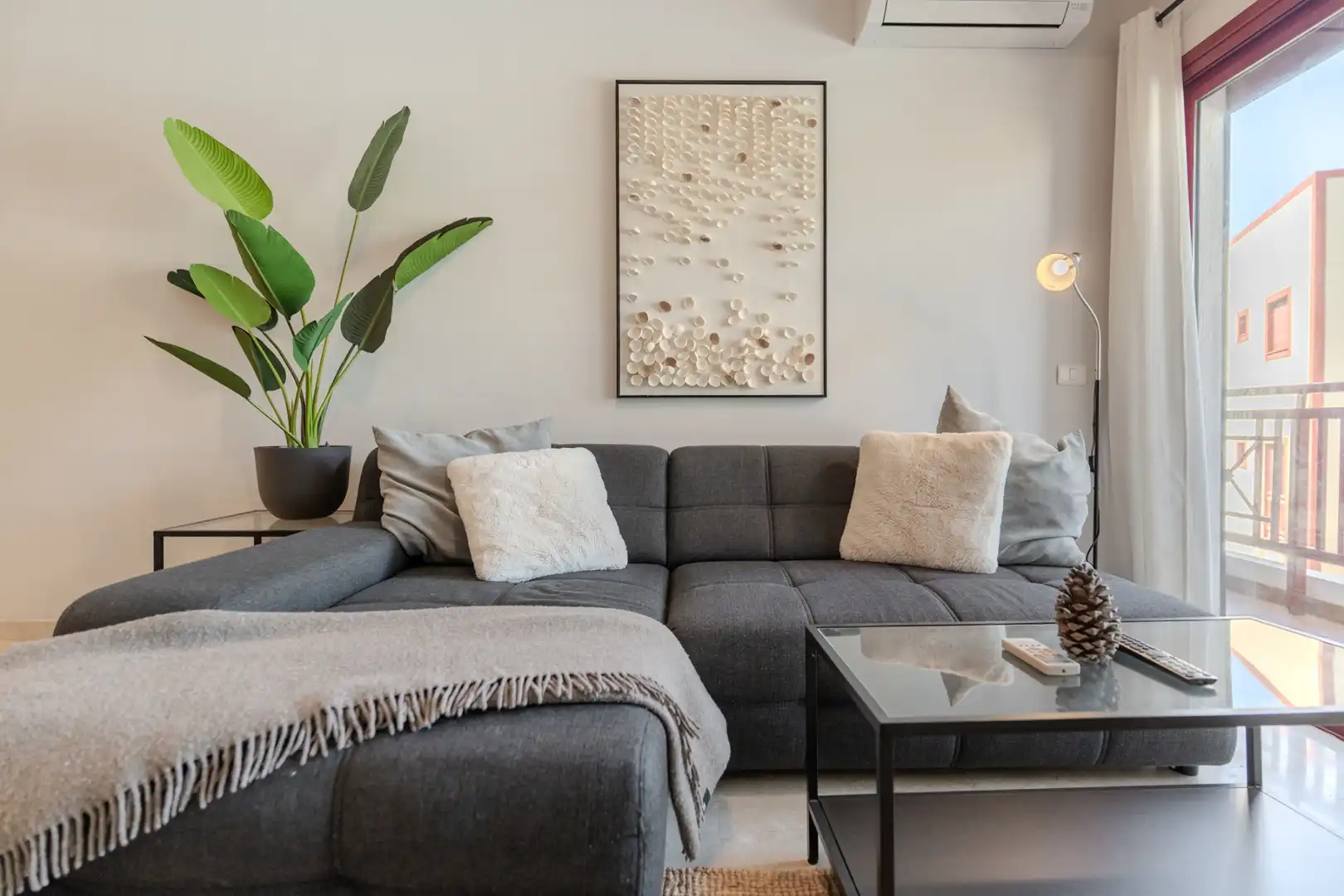 Sala de estar de Apartamento en venta en Arona con Aire acondicionado, Terraza y Amueblado