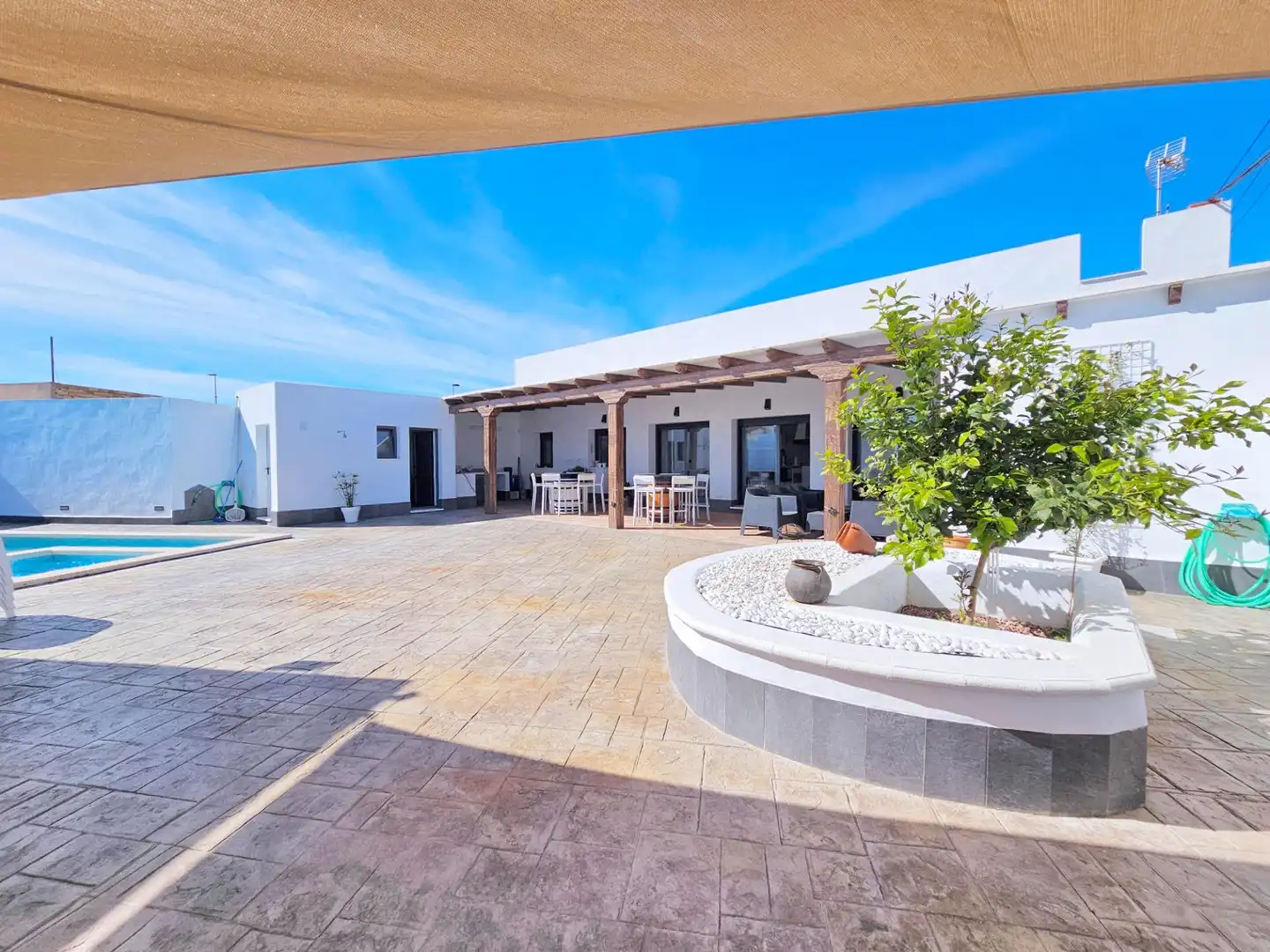 Terraza de Casa o chalet en venta en Cartagena con Terraza, Piscina y Amueblado