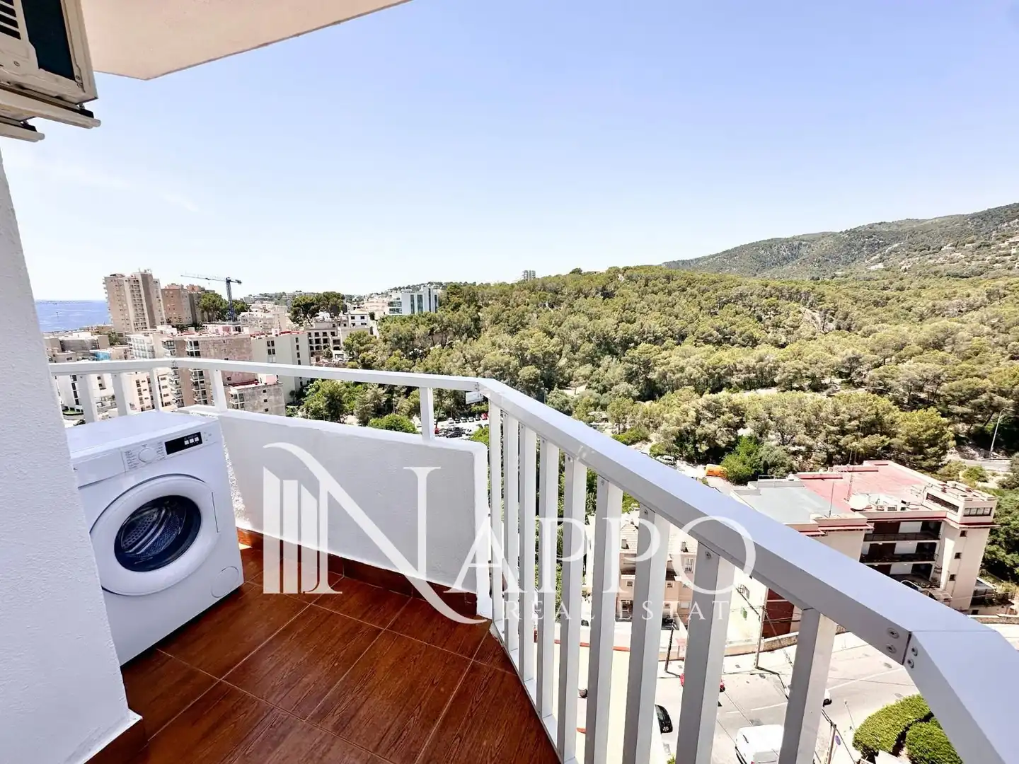 Terrassa de Pis de lloguer en  Palma de Mallorca amb Aire condicionat, Terrassa i Piscina
