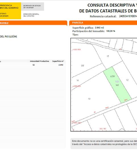 Foto 2 de Residencial en venta en Cebrones del Río, León