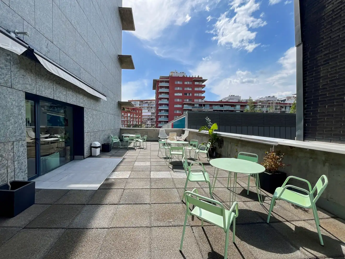 Terrace of Office for rent in Barcelona  with Air Conditioner, Heating and Furnished