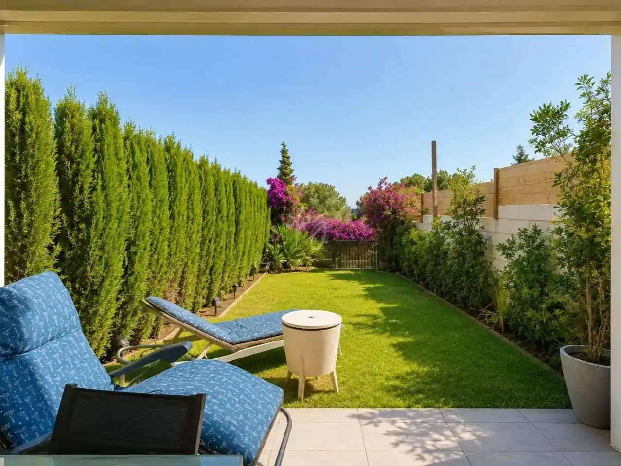 Jardín de Casa adosada en venta en Estepona con Aire acondicionado