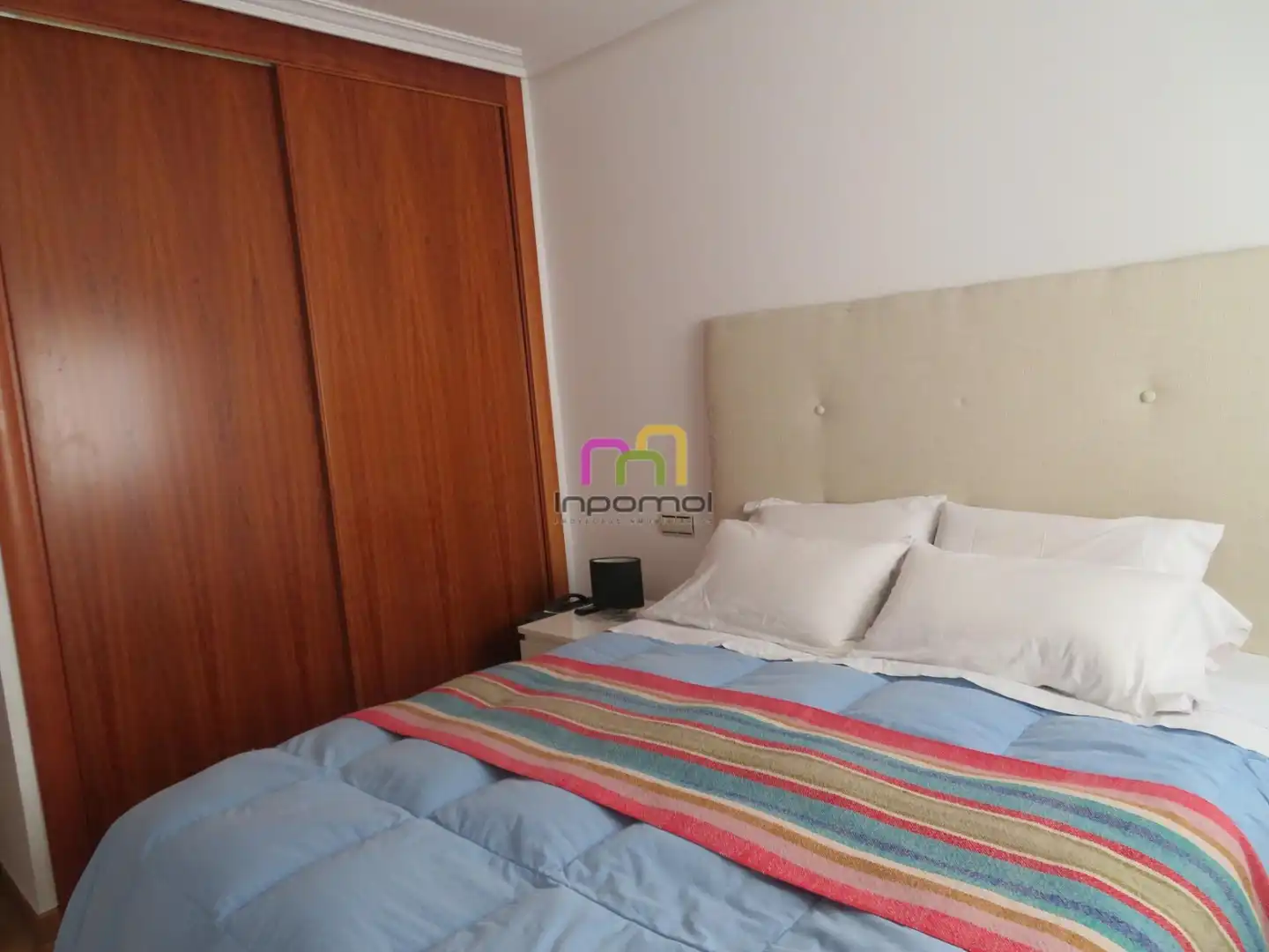 Schlafzimmer von Wohnungen zum Verkauf in Badajoz mit Klimaanlage, Privatgarten und Parkett