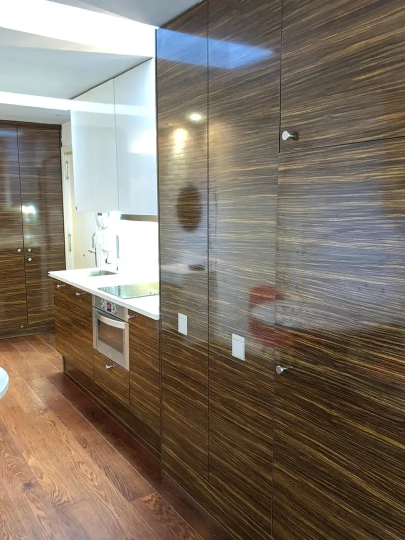 Cocina de Estudio de alquiler en Madrid con Aire acondicionado, Calefacción y Amueblado