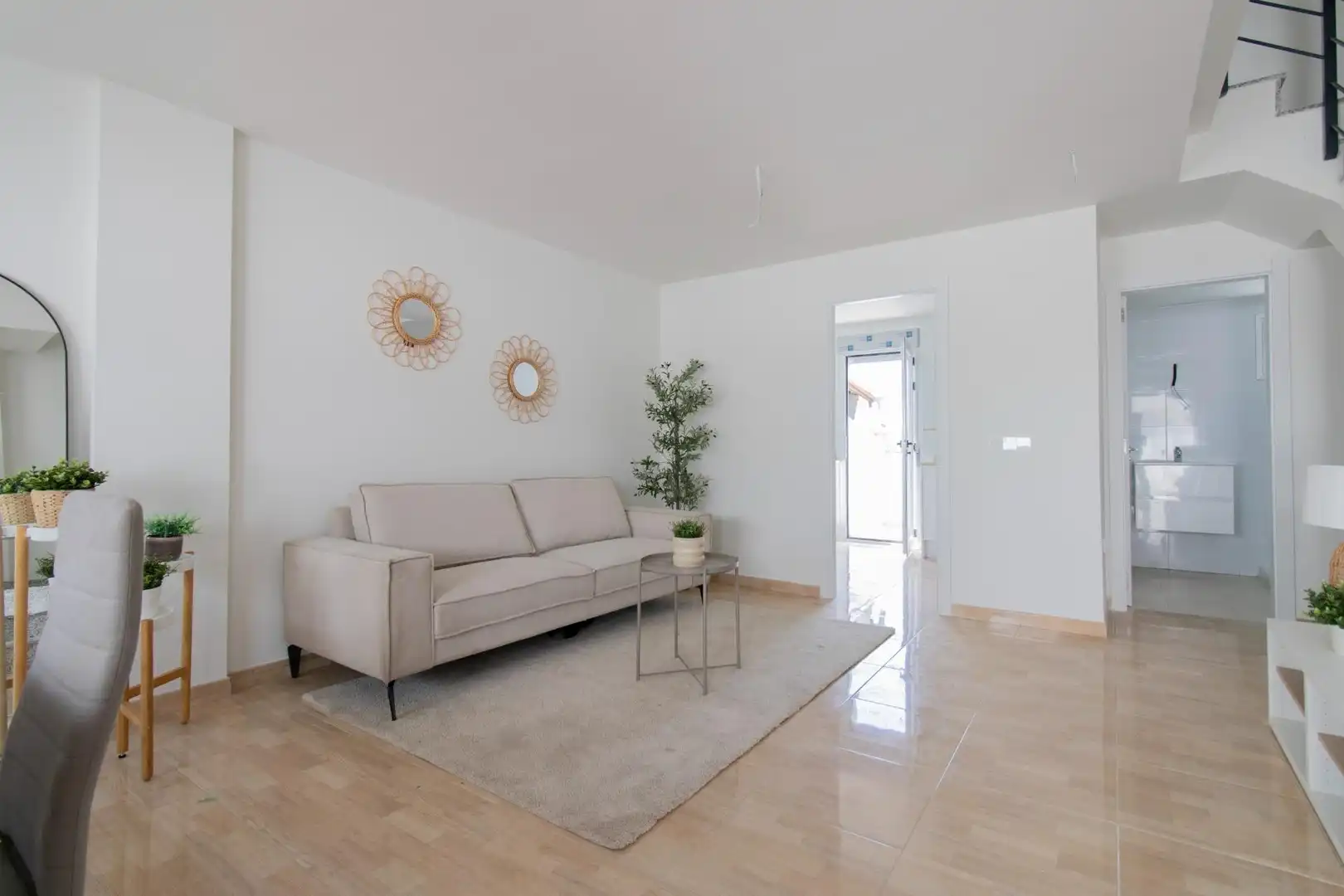 Sala de estar de Casa adosada en venta en Almazora / Almassora con Terraza y Piscina comunitaria
