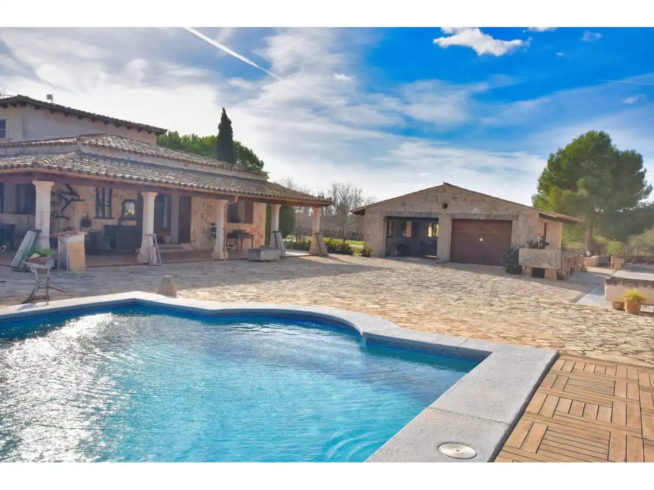 Schwimmbecken von Country house zum Verkauf in Santa Margalida mit Heizung, Privatgarten und Terrasse